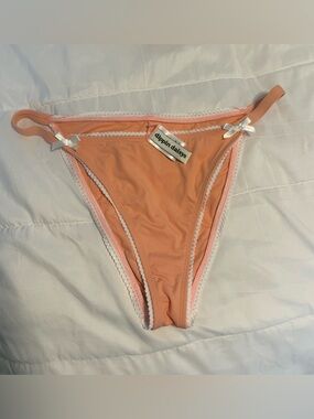 Dippin' Daisy's Jane Cheeky Bikini Bottom in Paradise Pink Size M
